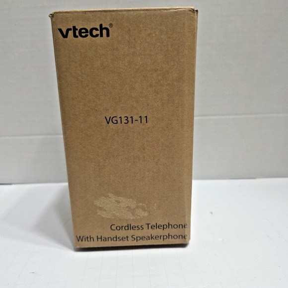 VTech VG131-11 Cordless Telephone Dect 6.0 Handset Speakerphone Black NIB - Picture 8 of 8
